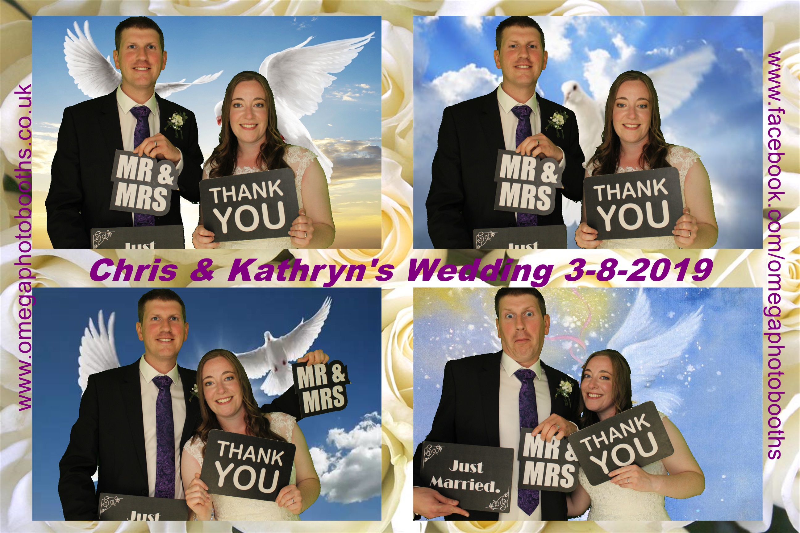 Chris and Kathryn's Wedding | View more photos from the event at gallery.omegaphotobooths.co.uk/u/Omega-Photobooths/Chris-and-Kathryns-Wedding